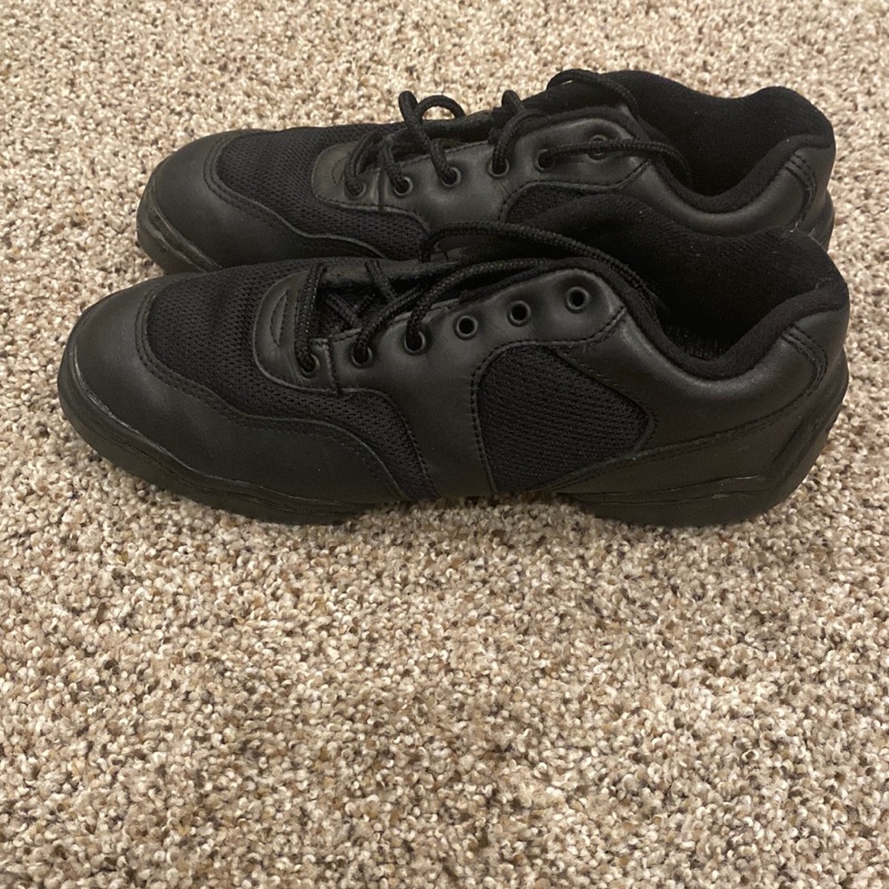 Black dance shoes